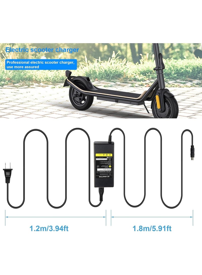 42V 2A Electric Scooter Charger, 36V Lithium Battery Pack Charger For Xiaomi M365, Pro 2 Electric Scooter and Ninebot Electric Scooter Moped ES1 / ES2 / ES3 / ES4 - Image 4