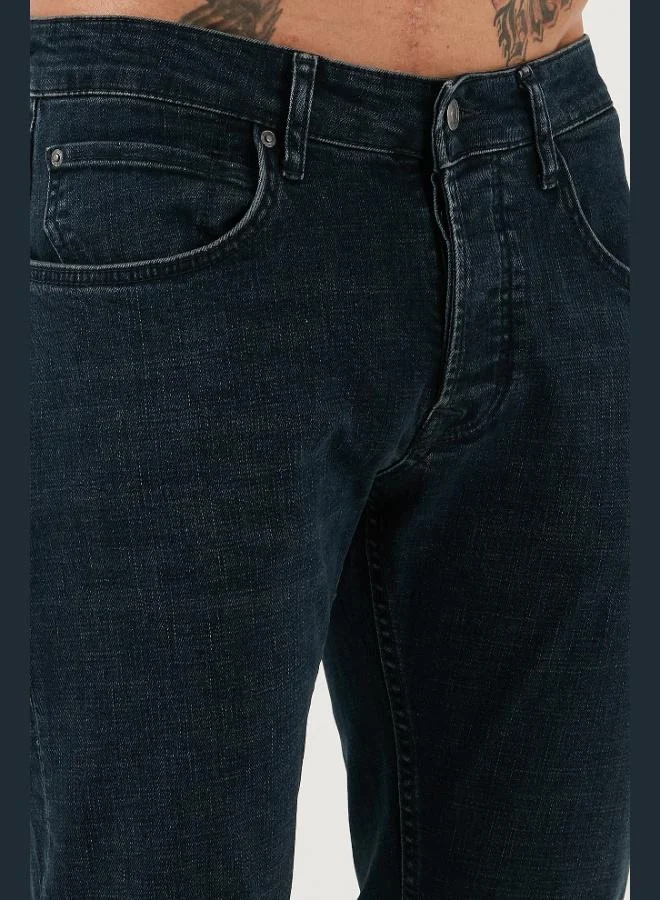 Buratti  Buratti Stretch Cotton Slim Fit Normal Waist Skinny Leg Jeans Men's JEANS 1124C46NAPOLI for Men | Best Price UAE