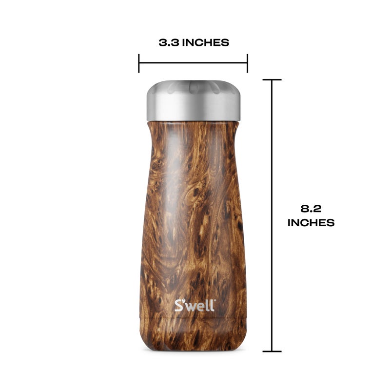 S'well Traveler Tumbler, 16 oz, Teakwood - Image 4