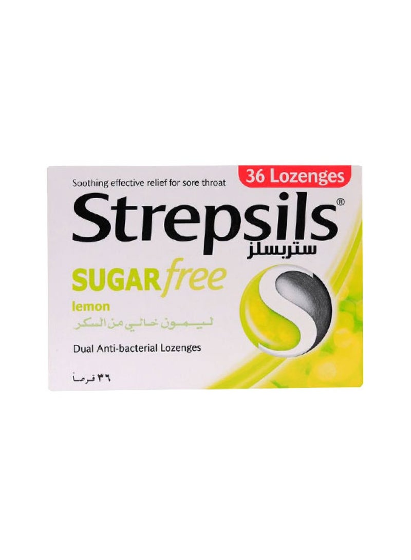 Lemon Sugar Free – 36 Lozenges
