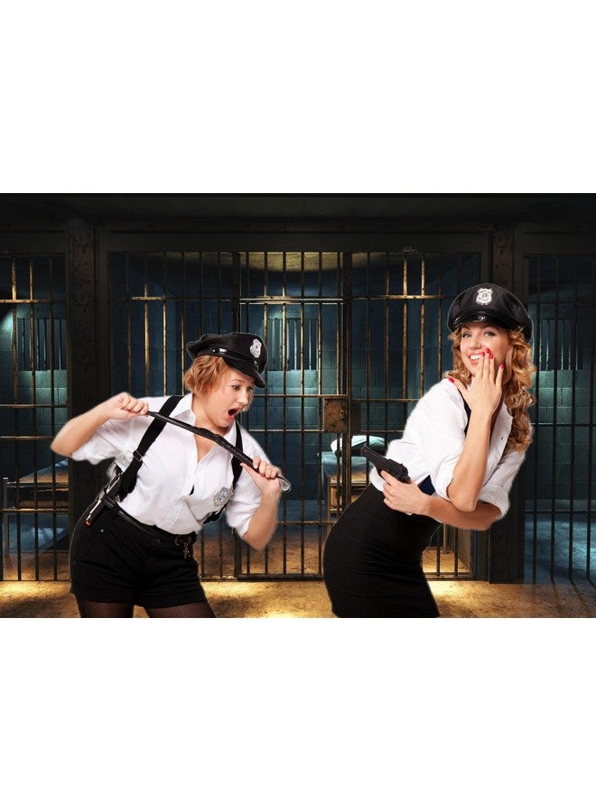 Loccor Prison Backdrop Fabric 10X6.5Ft Old Fashioned Jail Cell Bars Photography Background Police Gangster Themed Party Criminal Mug Shot Halloween Decoration For Kids Adults Youtube Video Photo Props  - Image 5