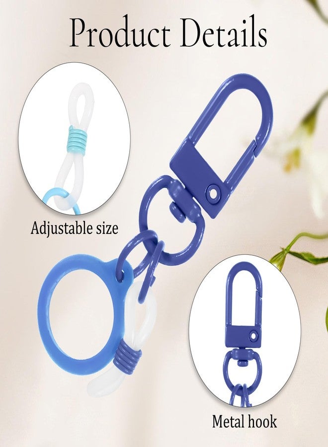 Qulkws Mini Coloured Pen Clips, 10Pcs Nurse Badge Reel Accessory with Lobster Clasp, Retractable Holder for Nurses, Pen Converter, Silicone Pens Holder for Lanyard, Nurse, Teachers, Office - Image 3