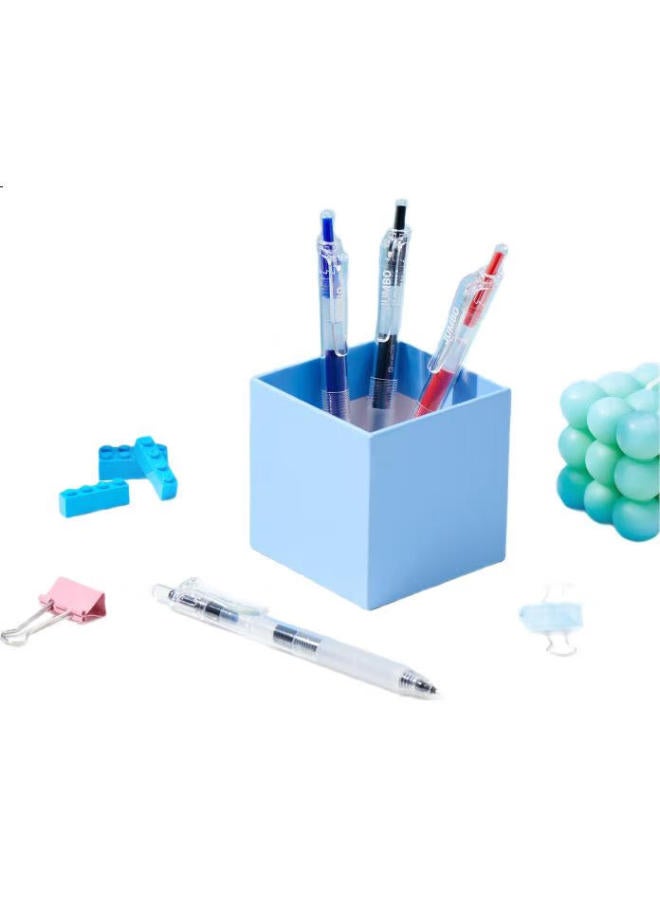 Kaco Black Gel Pen 0.5Mm Double Ballpoint Quick-Drying Pen For Students Exam Practice Office Meeting Signature Pen With Large Capacity Carbon Pen 5 Pack Black - Image 2