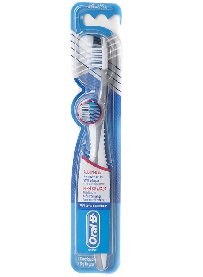 Oral-B All in one Pro-Expert soft 1Toothbrush,Multicolor - Image 1