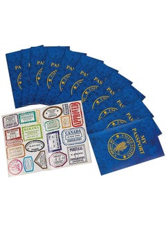 Kicko Passport Sticker Book For Boys And Girls 6In. 12 Pack Pad Of Famous Places Motivational Treats Party Favors Game Prizes Wall Decals Scrapbooks Collections School Supplies Arts And Crafts  - Image 4