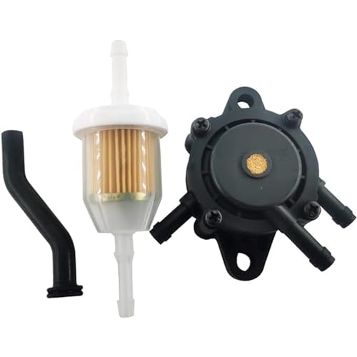 BuiBettFu 808656 Fuel Pump for BS Lawn Mower Tractor Gas Vacuum Fuel Pump with Fuel Filter for Honda Yamaha 491922 691034 692313 808492 John Deere Kohler 17HP25 HP Small Engine - Image 1