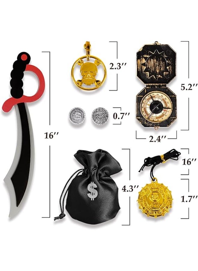 المنزل الذكي هوم سمارت زي تنكري للأطفال على شكل قراصنة (للبنين) | بدلة أنيقة لأداء العروض والمناسبات التنكرية وأعياد الهالوين، هدية مثالية لأعياد الميلاد - Image 4