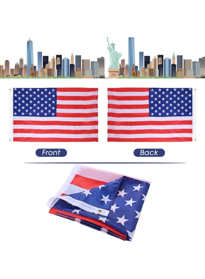 USA Flag 3×5 Ft – Polyester Banner with Grommets for Outdoor & FIFA World Cup 2026 Decor ⚽🇺🇸 - Image 2