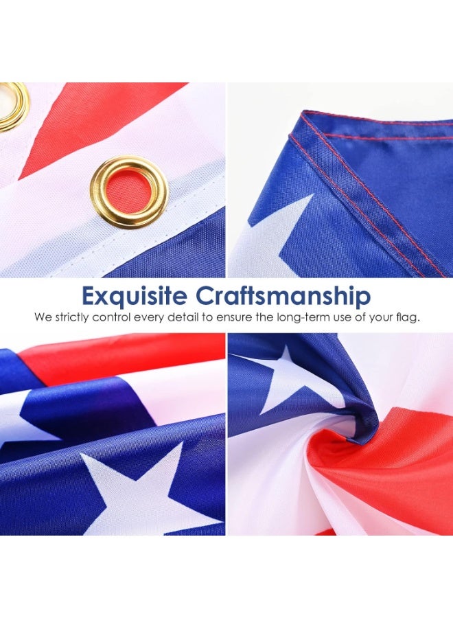 USA Flag 3×5 Ft – Polyester Banner with Grommets for Outdoor & FIFA World Cup 2026 Decor ⚽🇺🇸 - Image 4