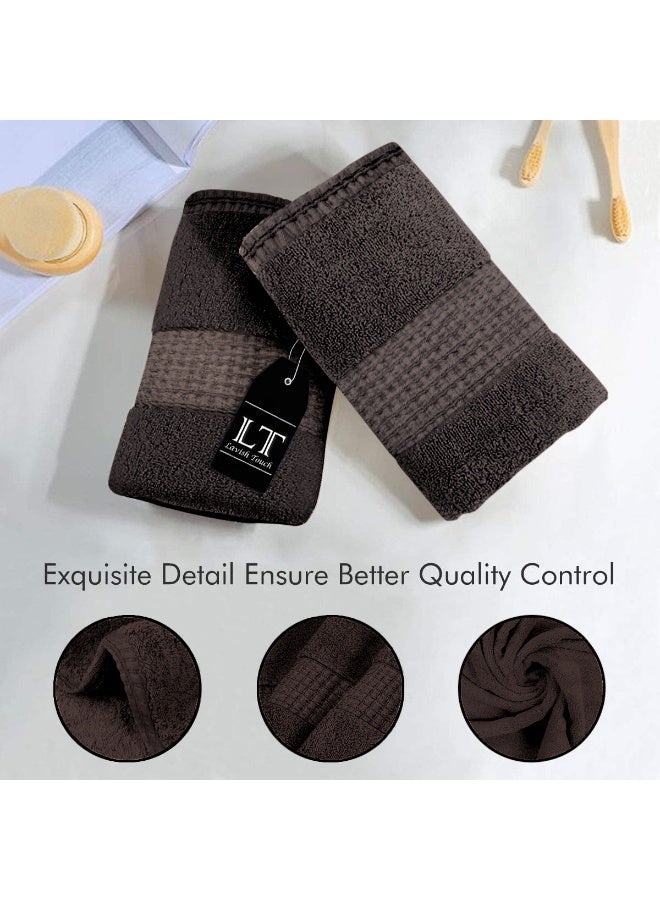 Lavish Touch 100% Cotton Hand Towels (6 Pcs Pack, 3 colors, 40x60 cm) - 550 GSM Large Hand Towels Super Absorbent and Soft, Ideal for Everyday use - Image 2
