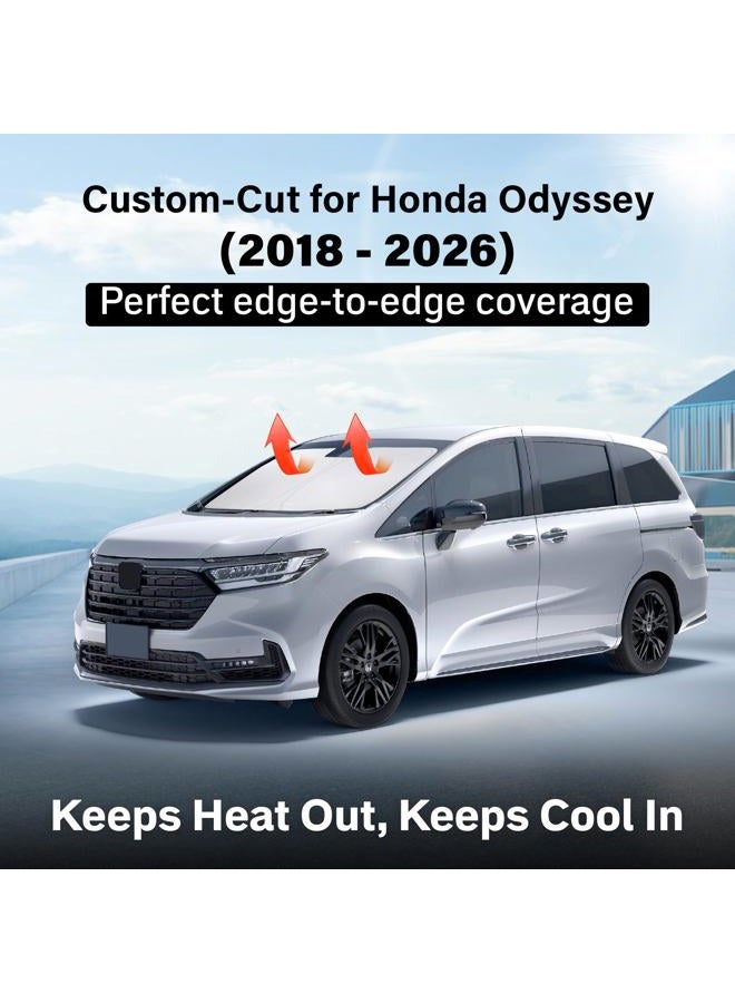 EcoNour Sunshade Compatible for Honda Oddysey - Image 2