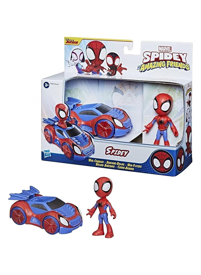 SPIDERMAN Action Figure Web Crawler Vehicle For Kids Ages 3 Up - Image 3