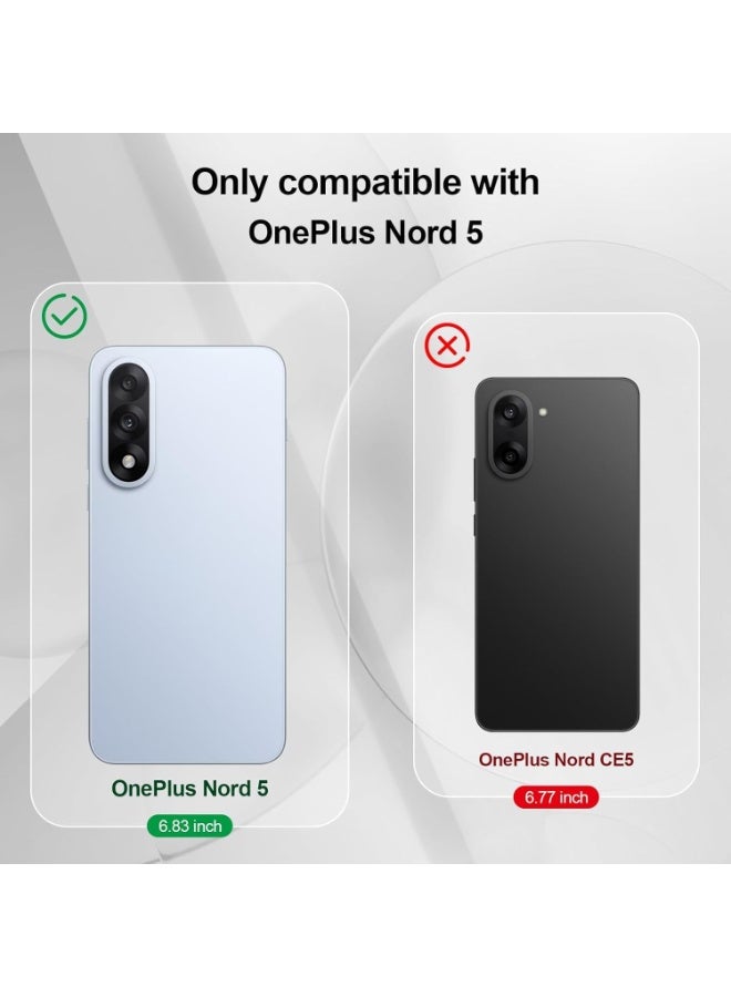 Muzz حافظة متوافقة مع OnePlus Nord 5 5G، حافظة مطاطية سائلة مع بطانة ميكروفايبر ناعمة، غلاف صلب رفيع مضاد للصدمات لحماية OnePlus Nord 5 2025 (أزرق) - Image 3
