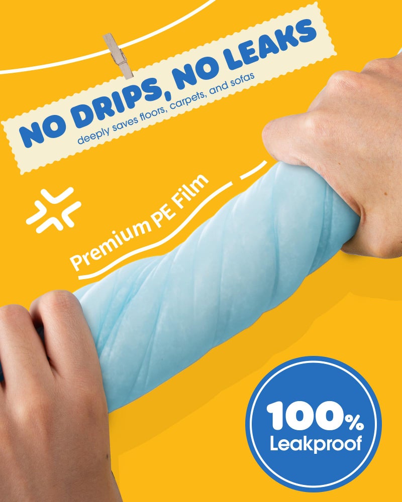 Powools 100-Pack Extra Large Pee Pads - 34" x 28" Puppy Pads for Dogs with 6-Layer Leakproof Protection, Disposable and Quick-Dry Dog Pads with High Absorbency for Easy Potty Training - Image 4