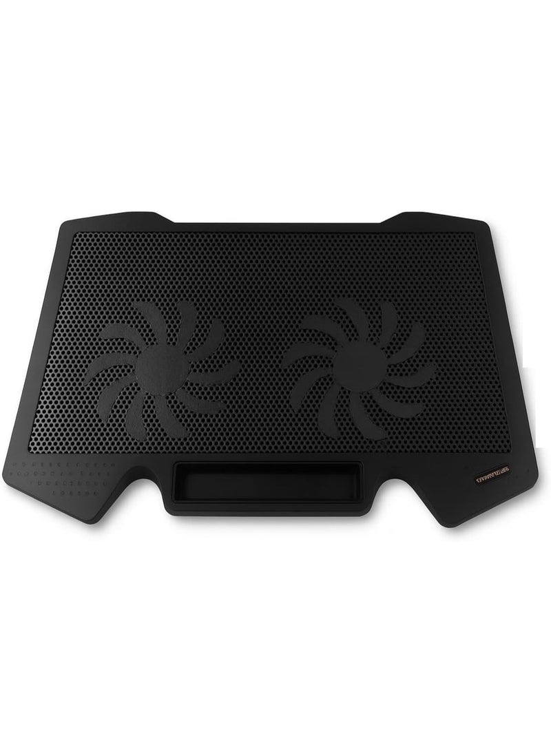 USB LED 2 Fan Cooler Adjustable Stand Pad for 9in To 17in Notebook Laptop - Image 1