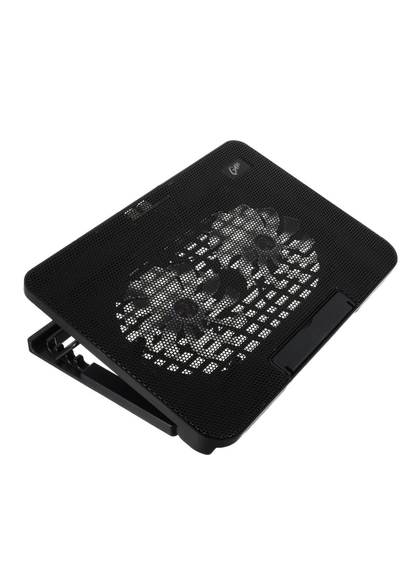 Generic - USB LED 2 Fan Cooler Adjustable Stand Pad for 9in To 17in Notebook Laptop - Image 1