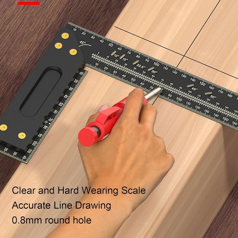 FTVOGUE 300 مم مسطرة ألياف زجاجية لأعمال التخطيط لمشاريع النجارة DIY - Image 5