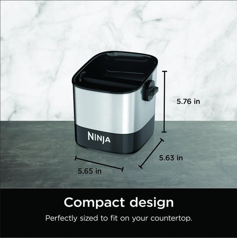 Ninja Luxe Caf Knock Box Accessories for Espresso Machine Easy  MessFree Puck Disposal Coffee  Espresso Grounds Nonslip Base Removable Bar Holds 10 Double Shot Pucks XSKKNOCKBOX - Image 5