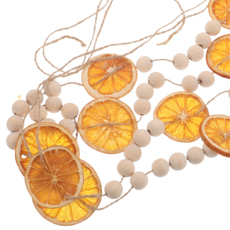 Garland Hanging Decorations - Rustic Dried Beads Ornament for Table Holiday Party 30m - Image 2