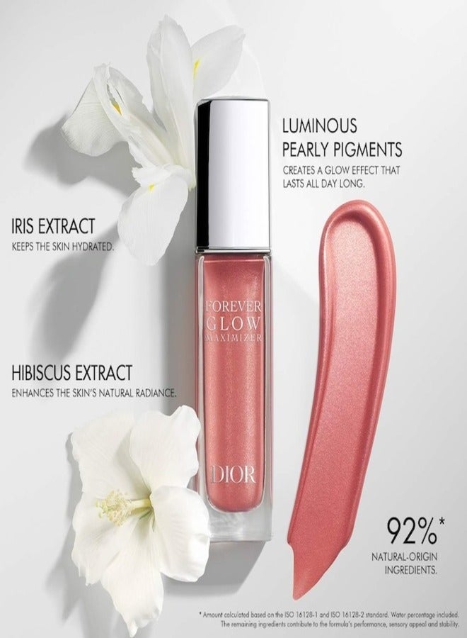 Dior Addict Dior Forever Glow Maximizer Longwear Liquid Highlighter Rosy - a Blush Pink  0.37 / 11 ml  - Image 4