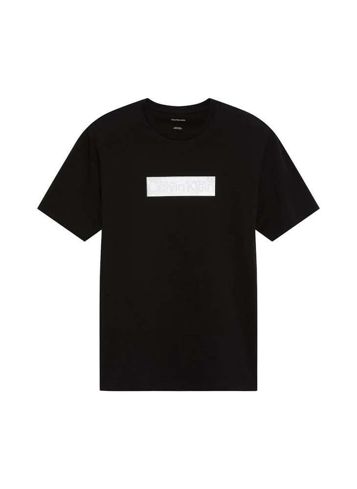 Calvin Klein Black Graphic Logo T-Shirt for Men | Best Price UAE