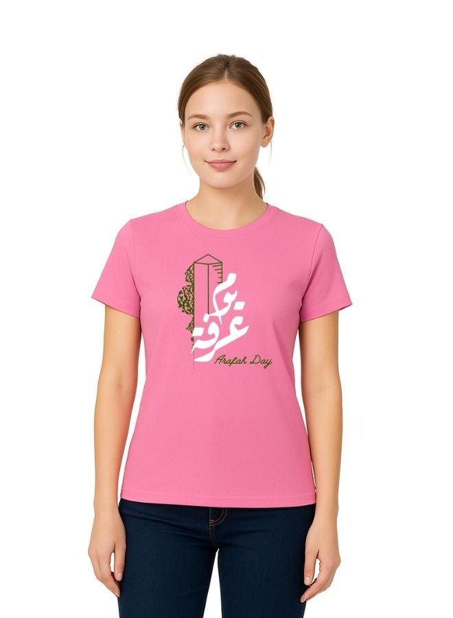 PRINTSHOP4ME Arafah Day Special Women’s Cotton T-Shirt–Premium Quality Round Neck Short Sleeve Islamic T-Shirt For Women | Soft Breathable Fabric | Comfortable Daily Wear  - Image 1