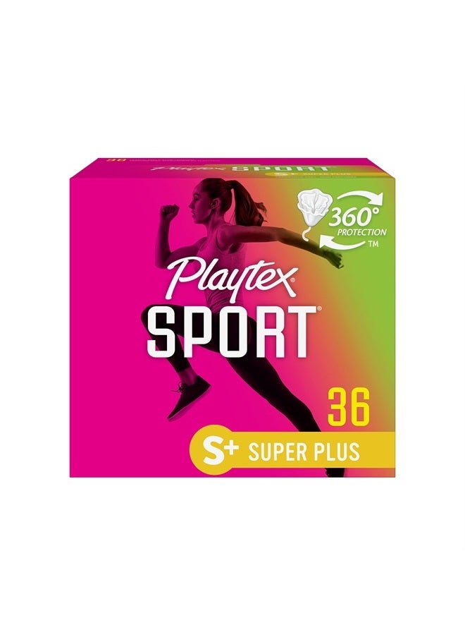 playtex Playtex Sport Tampons, Super Plus Absorbency, Fragrance-Free - 36ct - Image 1