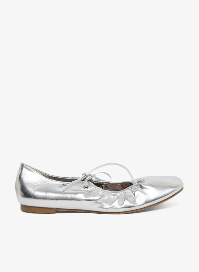 Styli Styli Women Silver Ballet Shoes