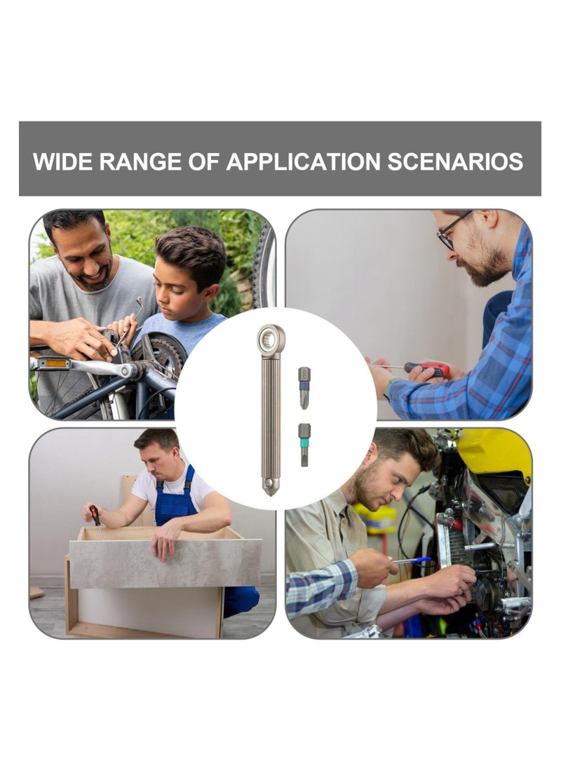 Zikra Compact Ratchet Screwdriver, Magnetic Ratchet Screwdriver, Multipurpose Pocket-sized Ratchet Screwdriver, Performance, Easy Access & Carry, Compact Design, Safety, Premium Screwdriver - Image 5