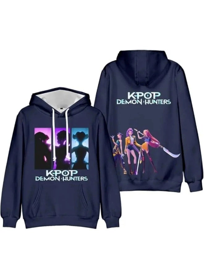 general KPop Demon Hunters3D digital printing Hooded sweater gift for family and friends - Image 1