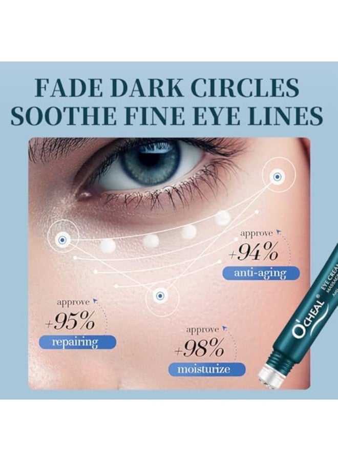 OCHEAL Massage Eye Cream Lightening Dark Circles Firming Skin Instant Eye Repair Serum Stick for women Women Eyes Care - Image 4
