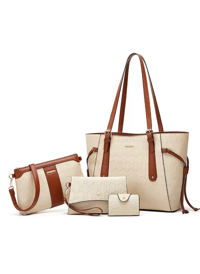 general New Fashionable Large Capacity Detachable Inner Bags Single Shoulder Tote Bag (4-Piece Set) - Image 1