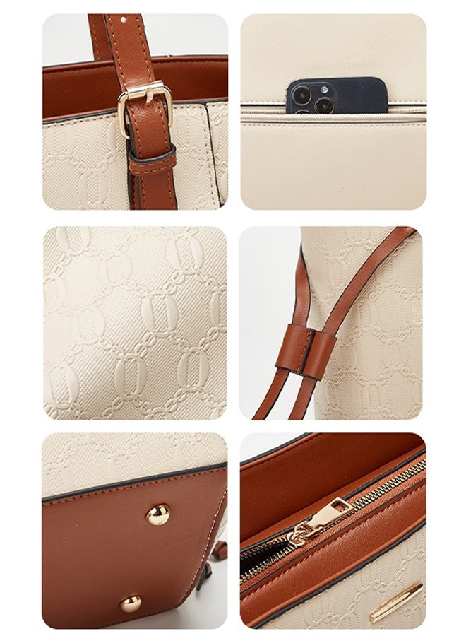 general New Fashionable Large Capacity Detachable Inner Bags Single Shoulder Tote Bag (4-Piece Set) - Image 4