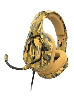 INK GAMERS GX500 Premium Over Ear Wired Gaming Headset for PS4/PS5/XBox/Switch/PC - Brown Camouflage  - Image 4