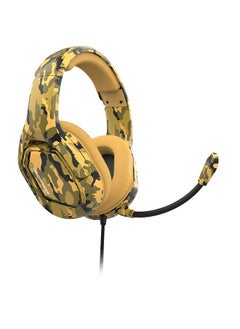 INK GAMERS GX500 Premium Over Ear Wired Gaming Headset for PS4/PS5/XBox/Switch/PC - Brown Camouflage  - Image 3