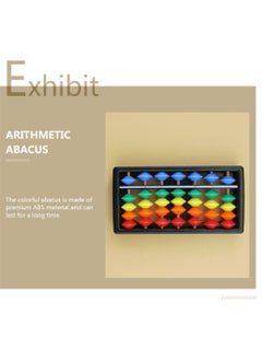 Y&D 3pcs Chinese Abacus Rainbow Color Column Soroban Vintage Calculator Math Counting Tool Toy for Students Kid  - Image 5