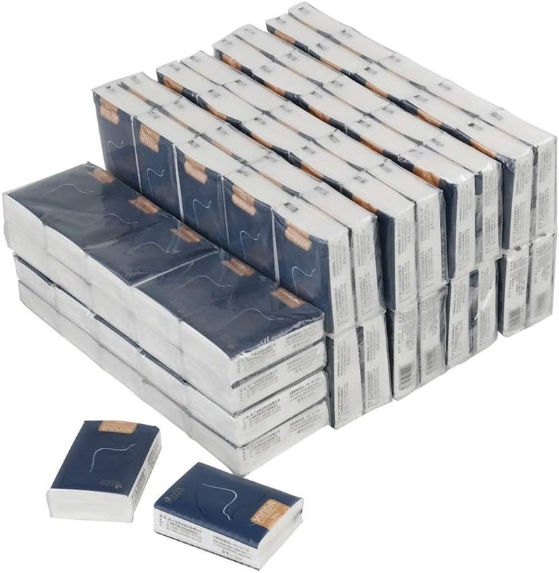 Ggbin 150 Packs Travel Size Tissues, 4 Ply Soft Facial Tissues - Image 1