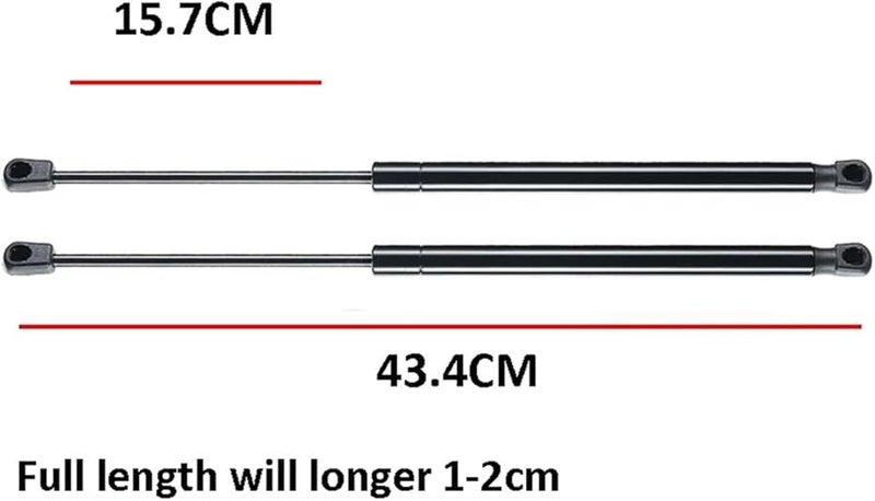2 قطعة من دعامات رفع غطاء المحرك الأمامي، نوابض غازية، صدمات، أعمدة لسيارة شيفروليه كابتيفا LT 2013 - Image 3