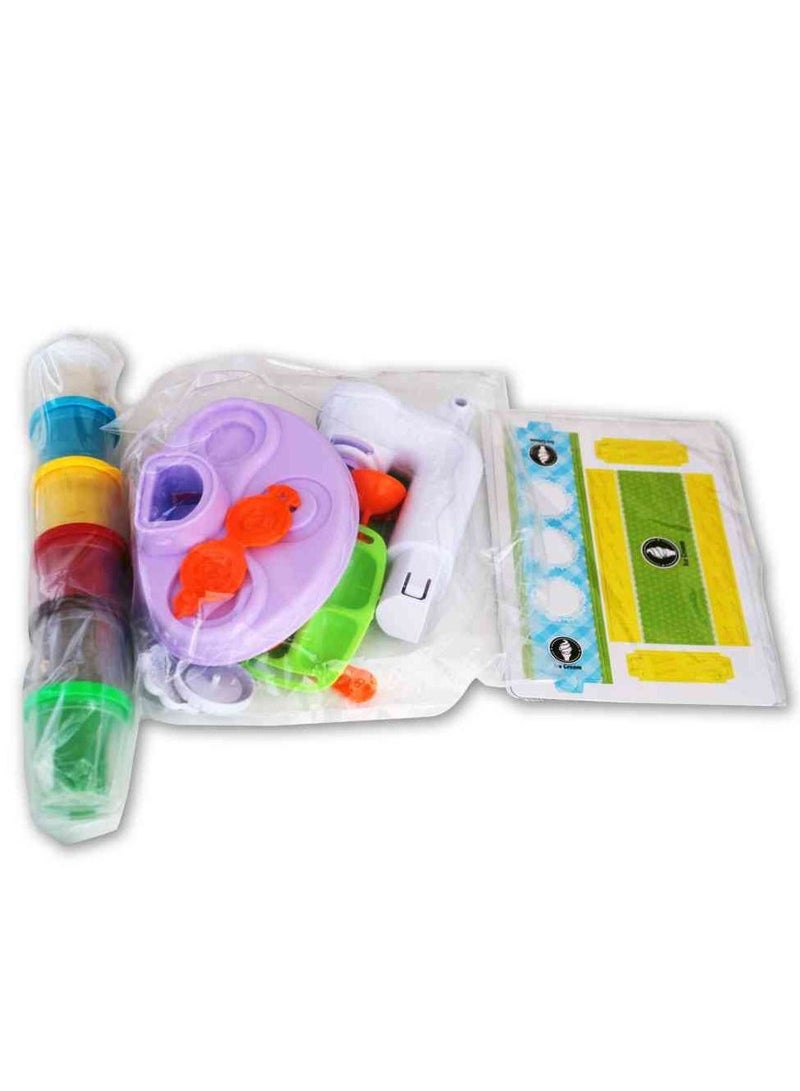 UKR Ice Cream Color Clay Creative Set for Kids - Fun and Educational Modeling Clay Kit | Perfect for Imaginative Play and Craft Activities - Image 3