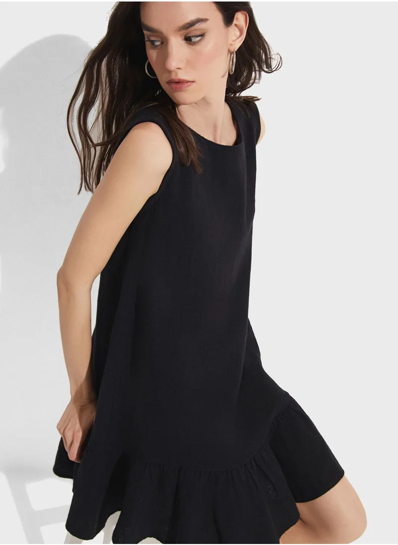JUNE Tiered Knitted Dress
