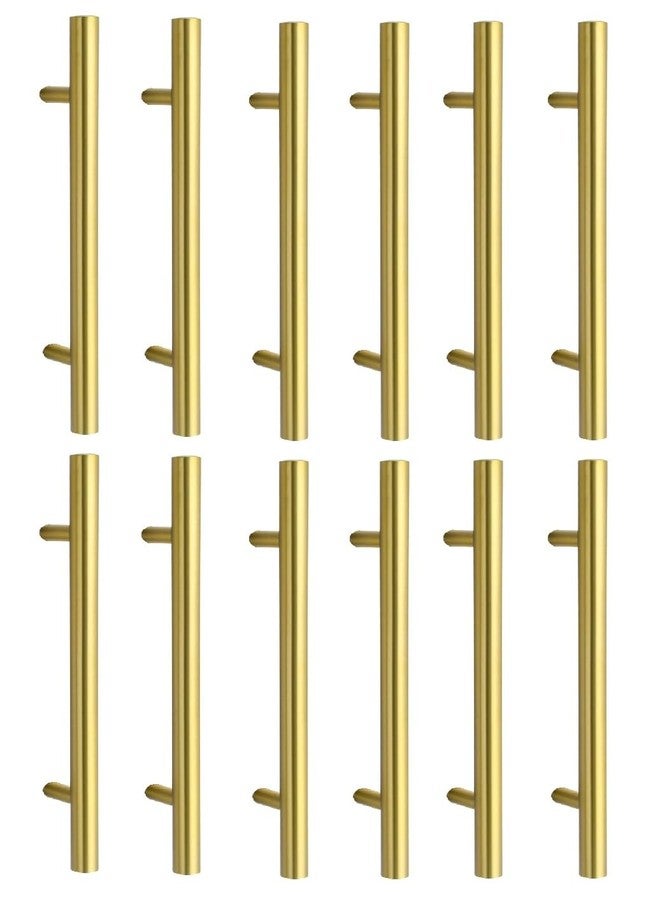 Met Craft Stainless Steel 8 Inches Cabinet & Drawer Handles, Furniture & Kitchen Handles, Pack of 12 Pieces (8 inch,Antique Brass) - Image 3