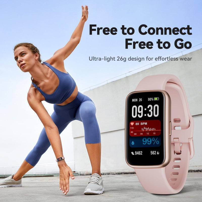 Enfit Fitness Trackers,Smart Watch with 1.47" Color Screen,100+Sport Modes Fitness Watch with Heart Rate Sleep Monitor, Pedometer Step Counter Watch, 3TAM Waterproof Activity Trackers for Women Men,PK - Image 2