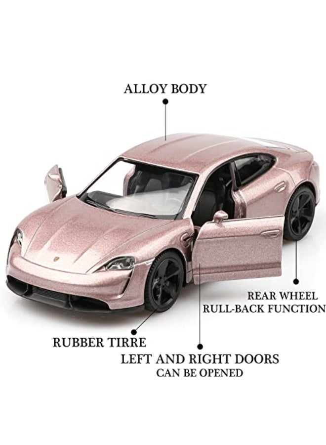 Porsche 1/36 Scale Porsche Taycan Diecast Car Models,Pull Back Vehicles Porsche Toy Car,Cars Gifts for Boys Girls - Image 3