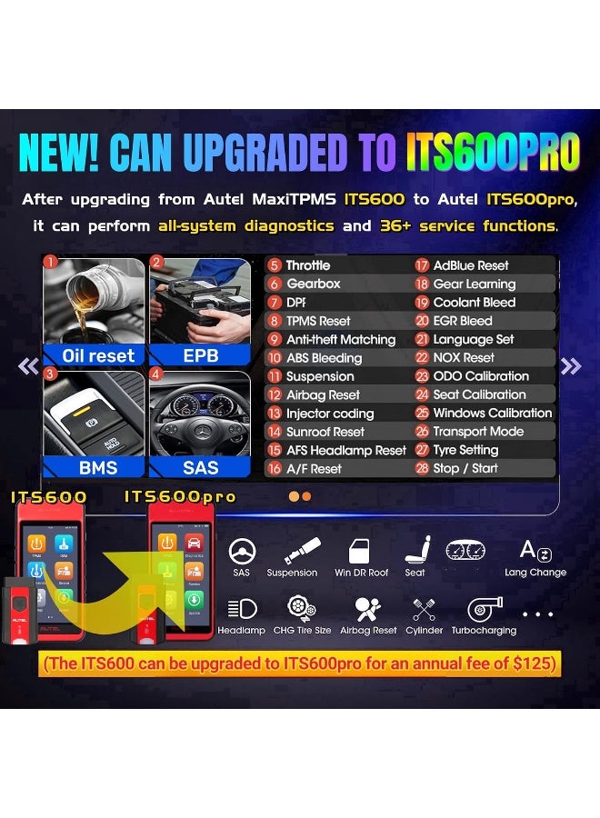 Autel MaxiTPMS ITS600 2025 Best Handy TPMS Tool - Image 5
