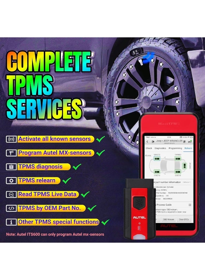 Autel MaxiTPMS ITS600 2025 Best Handy TPMS Tool - Image 3