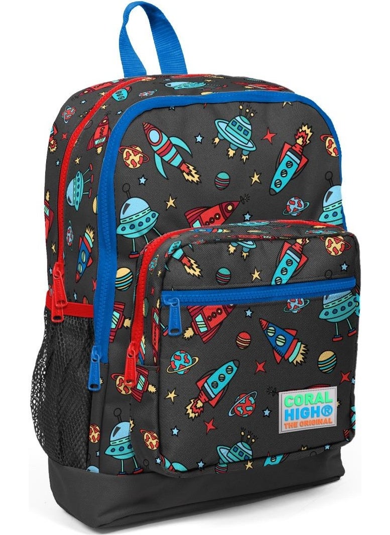 Kids Dark Grey Red Space Patterned 2-Piece School Bag Set SET0223469 - pzsku/Z0F3C7B87D7E40CF49449Z/45/_/1737058749/30594138-f937-425c-9808-0a6f25122a74