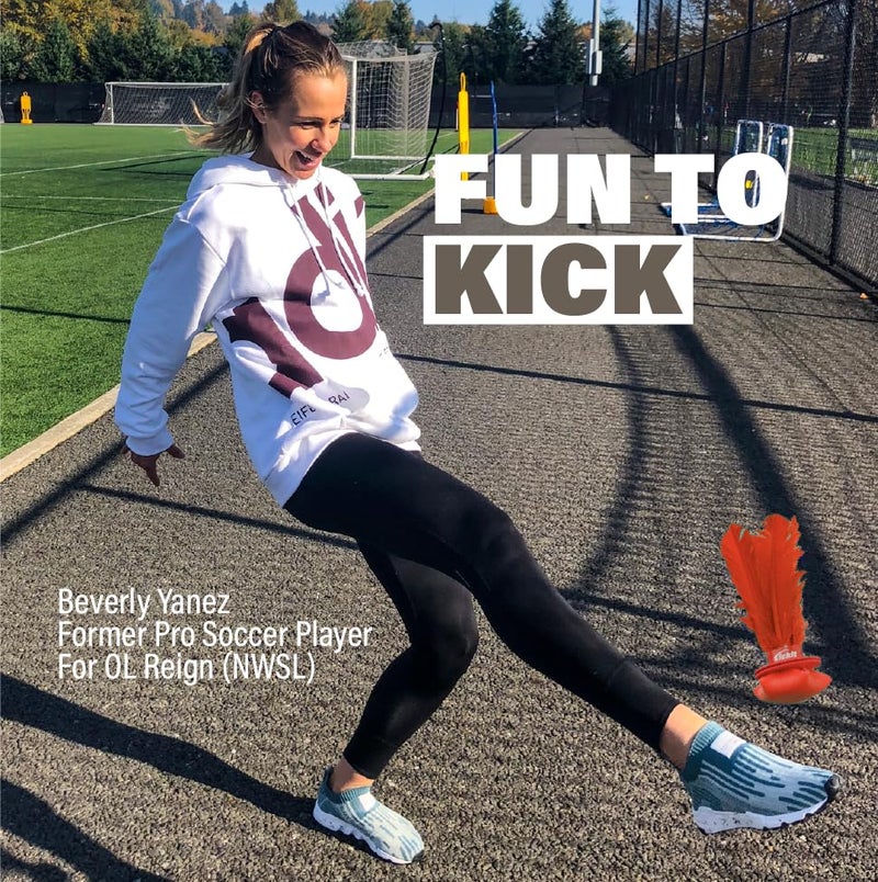 Kickit | The Original Birdie Soccer Trainer | Play Outdoors, Indoors or Backyard, Beach or Tailgate, All Ages Fun & Travel Friendly (Red) - Image 4