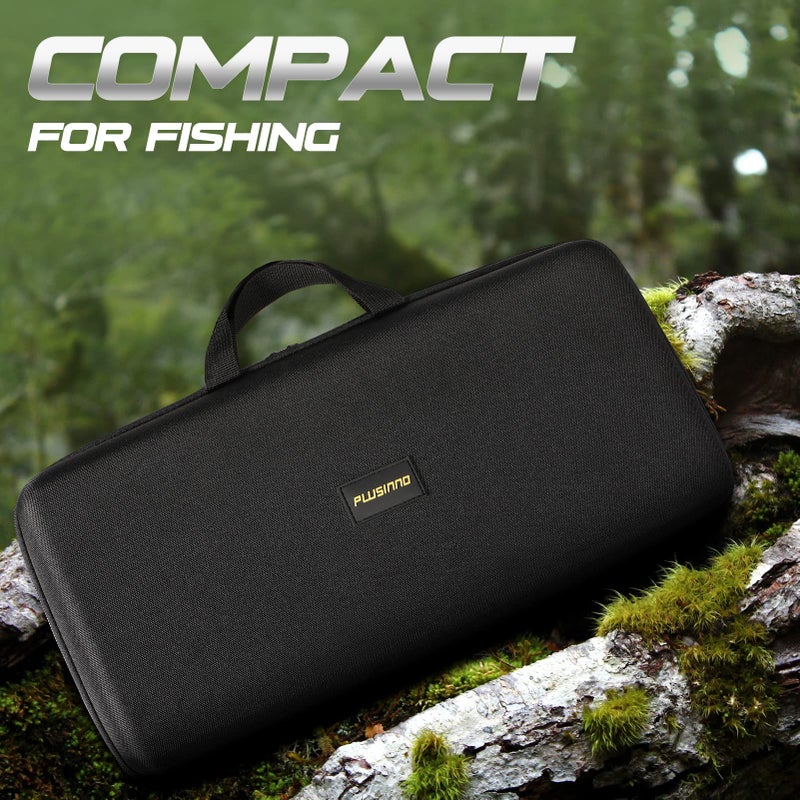PLUSINNO Spinning Rod and Reel Combos Telescopic Fishing Rod Pole with Reel Line Lures Hooks Fishing Carrier Bag Case and Accessories Fishing Gear Organizer (2.4M 7.87FT Fishing Gear Organizer) ... - Image 3