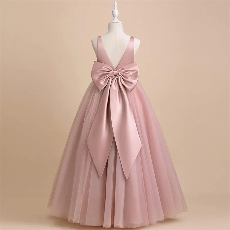 Masho Trend Pink Tulle Ballgown Dress