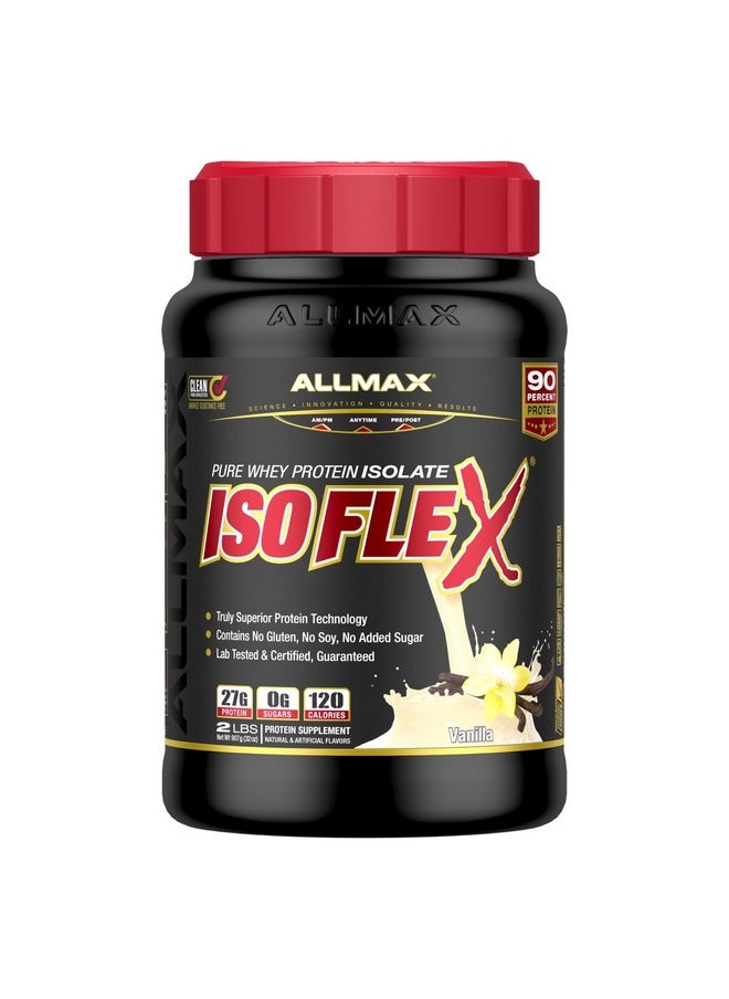 ALLMAX Nutrition - ISOFLEX Whey Protein Powder, Whey Protein Isolate, 27g Protein, Vanilla, 2 Pound - pzsku/Z0F3CA8D641D6468511E4Z/45/_/1739882241/794df46d-07ff-4bb7-a791-9f0092b4ce8d